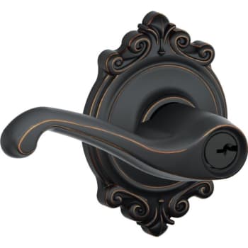 Image for Schlage® Flair F Series Lever with Brookshire Trim, Entry, Grade AAA, Aged Bronze from HD Supply