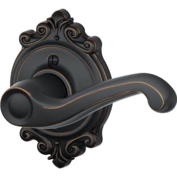 Image for Schlage® Flair F Series Lever with Brookshire Trim, Non-Turning, Grade AAA, Aged Bronze from HD Supply