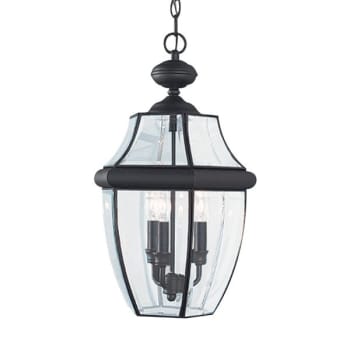 Image for Sea Gull Lighting® Lancaster 12 In. 3-Light Outdoor Pendant Fixture (Black) from HD Supply