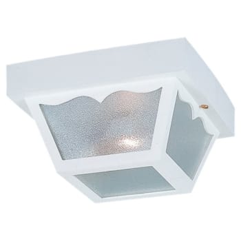 Sea Gull Lighting® Signature 10.25 In. 2-Light Outdoor Ceiling Light (White)