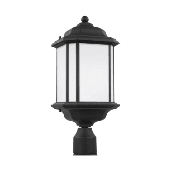 Sea Gull Lighting® Kent 20.25 In. 1-Light Outdoor Lantern (Black/satin)