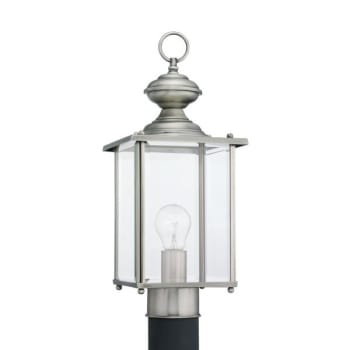 Image for Sea Gull Lighting® Jamestowne 17.25 in. 1-Light Outdoor Lantern (Brushed Nickel) from HD Supply