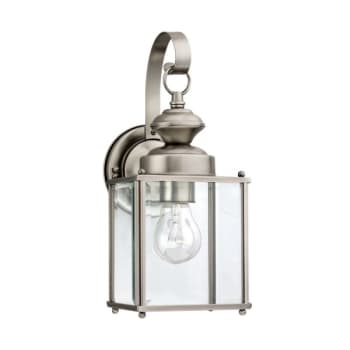 Image for Sea Gull Lighting® Jamestowne 12.5 In. 1-Light Outdoor Lantern (Antique Brushed Nickel) from HD Supply