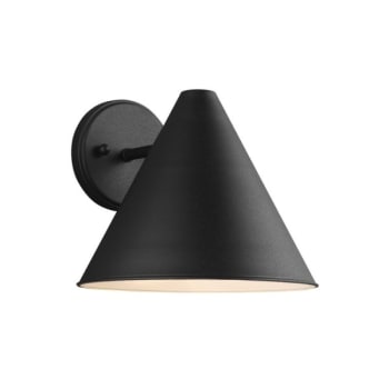 Sea Gull Lighting® Crittenden 10 x 8.5 in. 1-Light Outdoor Lantern (Black)
