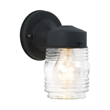 Sea Gull Lighting® Signature 8 in. 1-Light Outdoor Lantern (Black)