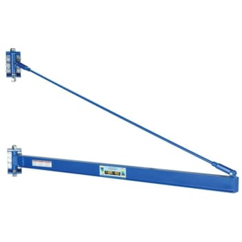 Vestil 2000 lb Capacity Blue Wall-Mounted Tie Rod Jib Crane