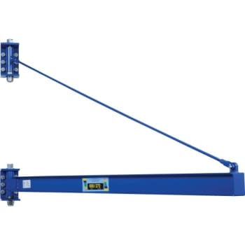 Image for Vestil 600 Lb Capacity Blue Wall-Mounted Tie Rod Jib Crane from HD Supply