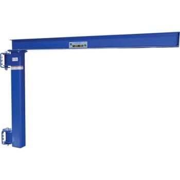 Image for Vestil 1000 lb Capacity Blue Wall-Mounted Jib Crane from HD Supply
