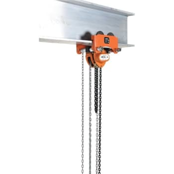 Image for Vestil 2000 Lb Capacity Low Headroom Combination Chain Hoist And Trolley Gear from HD Supply