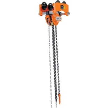 Image for Vestil 2000 lb Capacity Low Headroom Combination Chain Hoist And Trolley Push from HD Supply