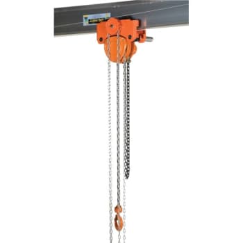 Image for Vestil 4000 Lb Capacity Low Headroom Combination Chain Hoist And Trolley Gear from HD Supply