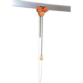 Image for Vestil 4000 Lb Capacity Low Headroom Combination Chain Hoist And Trolley Push from HD Supply