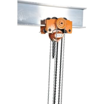 Image for Vestil 6000 lb Capacity Low Headroom Combination Chain Hoist And Trolley Gear from HD Supply