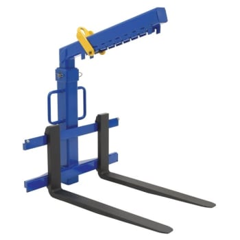 Vestil 2000 lb Capacity Deluxe Overhead Load Lifter With 42" Fork