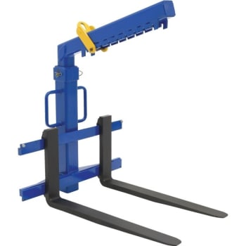 Vestil 4000 lb Capacity Deluxe Overhead Load Lifter With 42" Fork