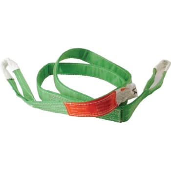 Image for Vestil 4000 Lb Capacity Green Polyester Lifting Sling Fabric Loop End 10' from HD Supply