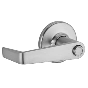Kwikset Kingston Satin Chrome Bed/Bath Privacy Door Lever