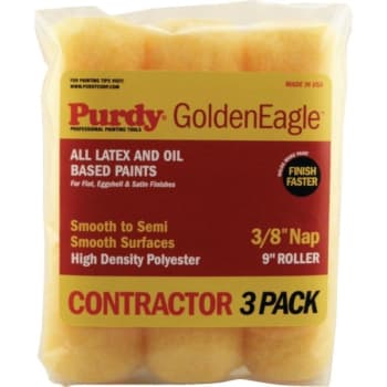 Image for Purdy 3/8" Nap 9" Golden Eagle Paint Roller Cover 3/Pk from HD Supply