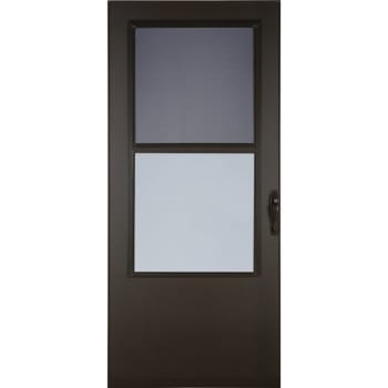 Image for Larson 6 in Life-Core Reversa Wood Screen Storm Door (Brown) from HD Supply