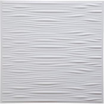 Image for Parkland Performance SpectraTile® Wave Ceiling Tile, Tegular, White, Box Of 12 from HD Supply