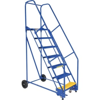 Image for Vestil 58° Grip Strut 7-Step Rolling Warehouse Ladder 60.06" from HD Supply