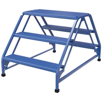 Image for Vestil Perforated 2-Step Double Sided Ladder 48.81 x 32.75" from HD Supply