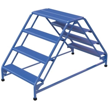 Image for Vestil Perforated 2-Step Double Sided Ladder 65.56 X 32.75" from HD Supply