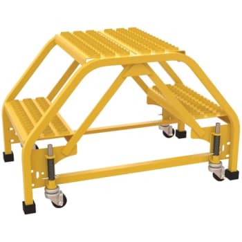 Image for Vestil Grip Strut 2-Step Double Sided Portable Ladder 32.06 x 19.31" from HD Supply