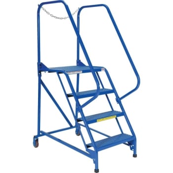 Image for Vestil Perforated 4-Step Maintenance Ladder 43.63" from HD Supply