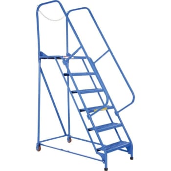 Image for Vestil Grip Strut 6-Step Maintenance Ladder 56.69" from HD Supply