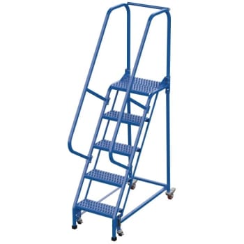 Image for Vestil Grip Strut 5-Step Portable Warehouse Ladder 47.31" from HD Supply