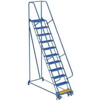 Image for Vestil Grip Strut 11-Step Portable Warehouse Ladder 81.38" from HD Supply