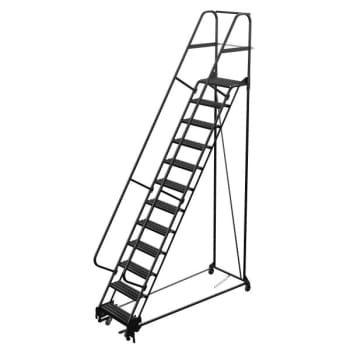 Image for Vestil Esd Grip Strut 12-Step Portable Warehouse Ladder 87.63" from HD Supply