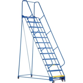 Image for Vestil Grip Strut 12-Step Portable Warehouse Ladder 87.63 X 38.94" from HD Supply