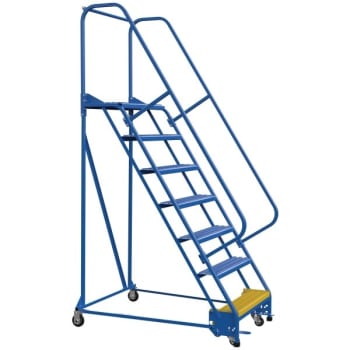 Image for Vestil Grip Strut 7-Step Portable Warehouse Ladder 56.25 X 38.94" from HD Supply