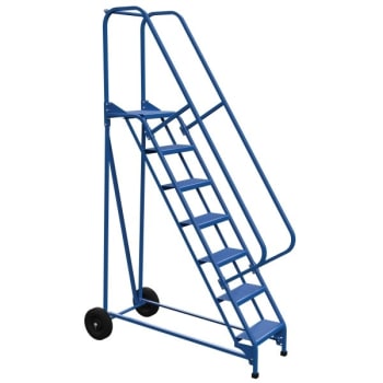 Image for Vestil 58° Perforated 7-Step Roll-A-Fold Ladder 60.63 X 28" from HD Supply