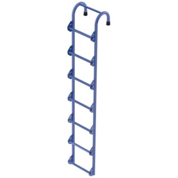 Image for Vestil Blue Finish Tank Access Ladder 12 X 14 X 84" from HD Supply