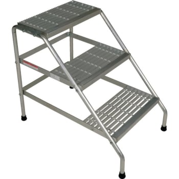 Image for Vestil 3-Step Knock-Down Aluminum Step Stand 34.56 x 22.81" from HD Supply