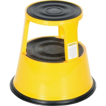 Image for Vestil Yellow Rolling Step Stool 17.75" from HD Supply