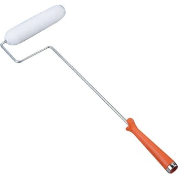 1/2" Nap 6-1/2" Tight Spot 22" Plastic Handle Paint Roller And Frame Combo