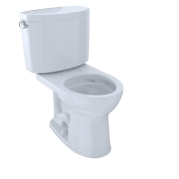 Toto® Drake® Ii Two-Piece Round 1.28 Gpf Toilet Universal + Cefiontect® Cotton