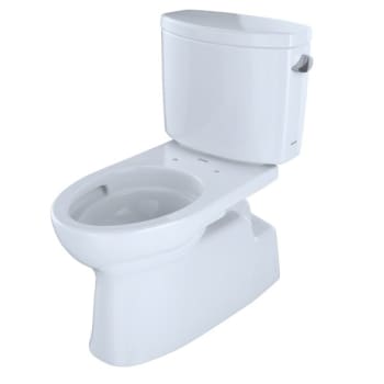 Toto® Vespin® Ii Two-Piece 1.28 Gpf Toilet With Cefiontect® & Rh Lever Cotton