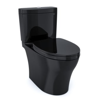Toto® Aquia® Iv Two-Piece Dual Flush 1.28 & 0.8 Gpf Toilet, Universal , Ebony
