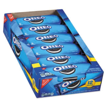 Image for Nabisco® Oreo Cookies 6 Single Serve Packs, Chocolate, Package Of 12 from HD Supply