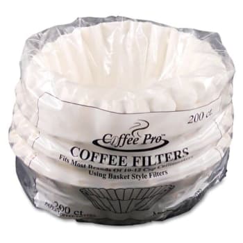 Image for Coffee Pro® Basket Filters For Drip Coffeemakers, 10 To 12-Cups, Package Of 200 from HD Supply