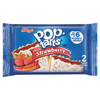 Image for Kellogg's Pop Tarts, Frosted Strawberry, 3.67 Oz, 2/pack, Package Of 6 from HD Supply