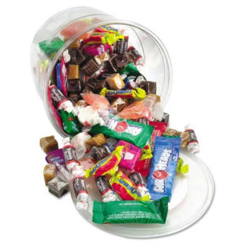 Image for Office Snax® Soft & Chewy Mix, Assorted Soft Candy, 2 Lb Resealable Plastic Tub from HD Supply