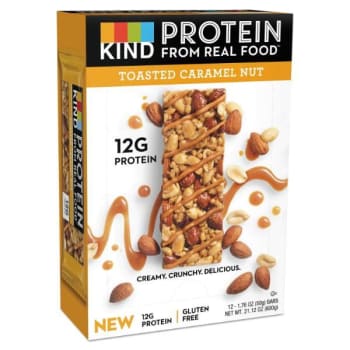 Kind® Protein Bars, Toasted Caramel Nut, 1.76 Oz, Package Of 12