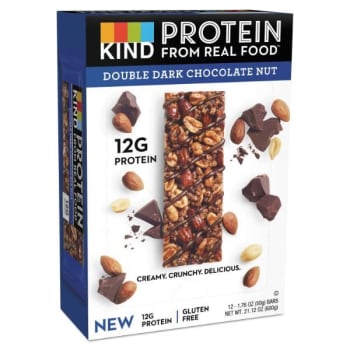 Kind® Protein Bars, Double Dark Chocolate, 1.76 Oz, Package Of 12
