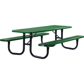 Ultrasite® Table 6' Expanded Metal Rectangular - Green